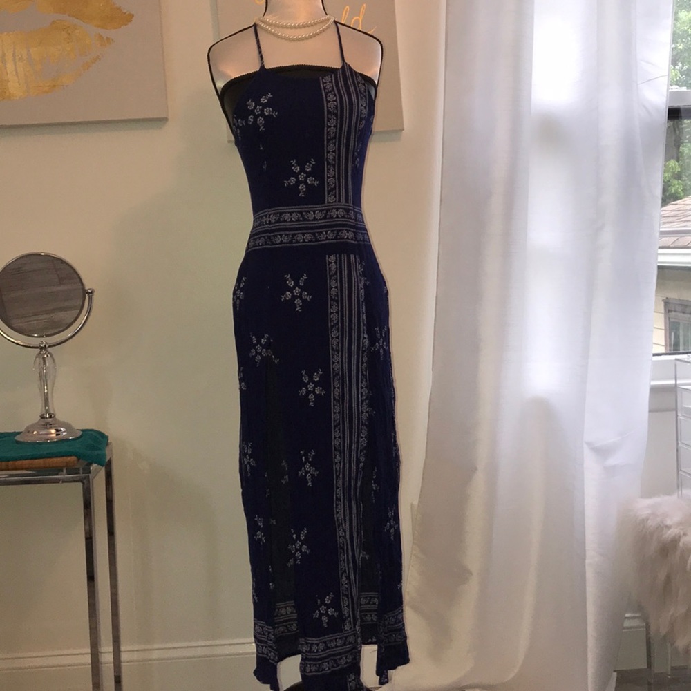Blue dress